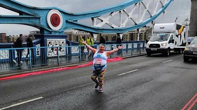 London Marathon: 'Mummy I just love you the way you are'