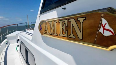 Boat named Amen