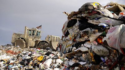 Landfill site in Larimer County, Colorado