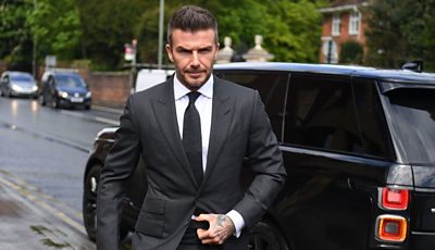 David Beckham banned from driving for using mobile phone