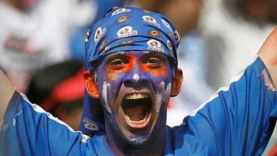 A Mumbai Indians fan