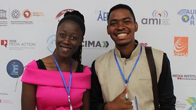 Bwale Mutanuka and Kefa Hussein at WPFD2019