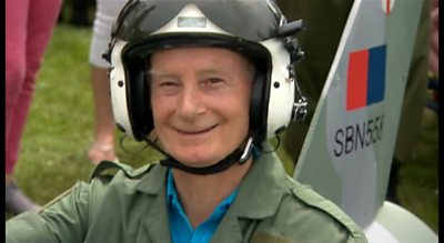 Former RAF Vulcan pilot Ian Prior