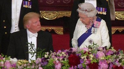 The Queen and Donald Trump