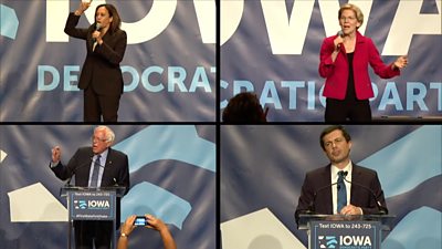It takes a lot to stand out in a crowded Democratic field. So how did candidates do in Des Moines?