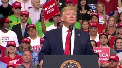 Trump: 'A nation must care for its own citizens first' - BBC News