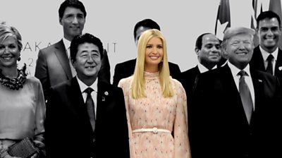 Ivanka alongside world leaders at the G20 in Osaka