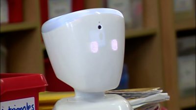 Leukaemia patient uses robot to connect to classroom