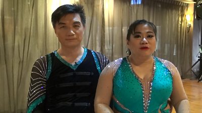 Vincent and Ivy are wheelchair dancers in Taiwan