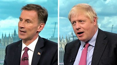 Tory leadership: Hunt and Johnson interviewed by Neil