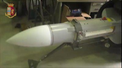 Missile seized by Italian police