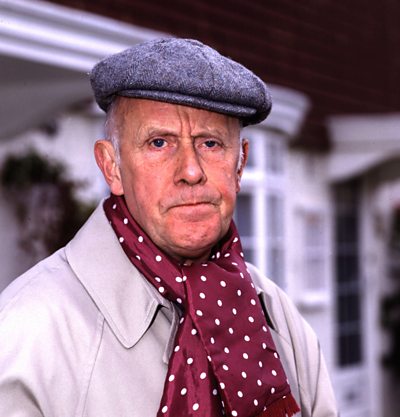 Richard Wilson as Victor Meldrew in One Foot in the Grave