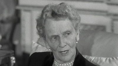 BBC Archive 1959: Interview with Nancy Astor - first female MP - BBC