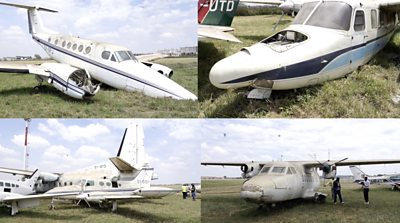 Aeroplanes auctioned at Kenyan airport