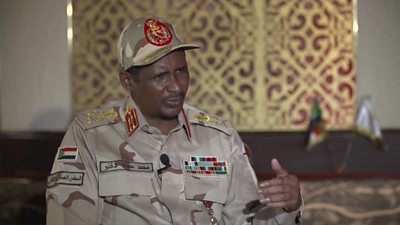 Mohamed Hamdan "Hemeti" Dagolo, a key military leader, has promised to abide by a power-sharing agreement with the opposition.