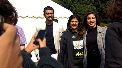 Pakistani actress Mehwish Hayat visits Bradford