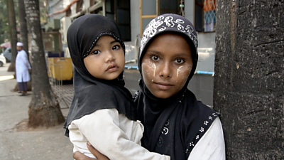 Muslim woman in Yangon