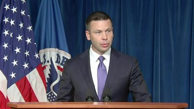 US Acting Homeland Security Secretary Kevin McAleenan unveils a new plan on migrant detention