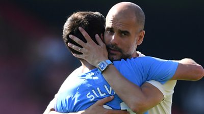 Bournemouth 1-3 Man City: Pep Guardiola says David Silva is "one of the best"