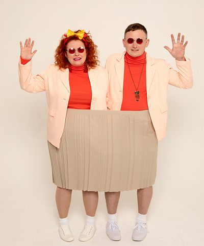 The Delightful Sausage (Amy Gledhill and Chris Cantrill) in Ginster's Paradise