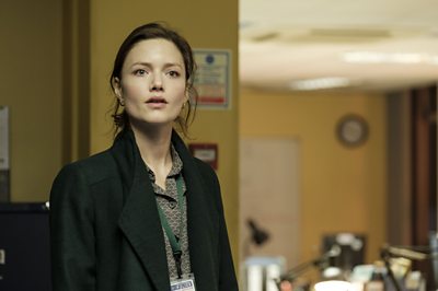 DI Rachel Carey (HOLLIDAY GRAINGER) in The Capture (mage Credit: ý/Heyday Films/Nick Wall)