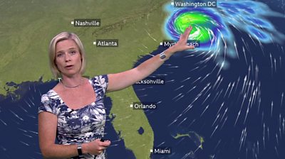 Hurricane Dorian approaches the US - BBC Weather