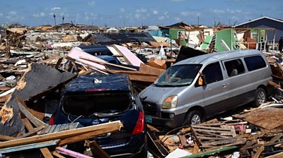 Bahamas wreckage