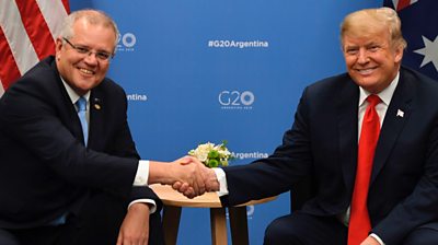 Australian PM Scott Morrison is only the second leader to receive a state dinner under President Trump.