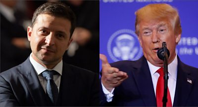 Did Trump ask for "a favour" in return for aid from Ukraine's president?