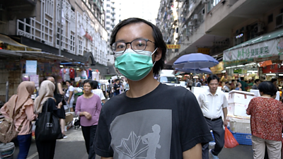 A Hong Kong protester from a pro-Beijing has complicated feelings about China.