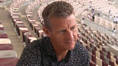 BBC athletics commentator Steve Cram