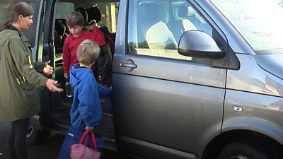 Three families measure how much air pollution affects them on the school run.