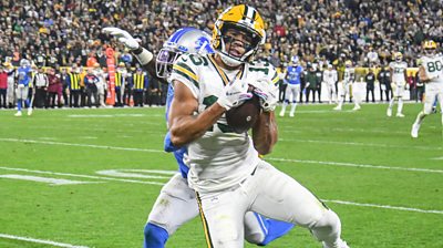 NFL: Allen Lazard Touchdown For Green Bay Packers Against Detroit Lions ...