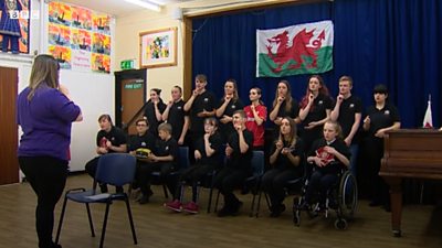 Sign of the Times was formed to support a profoundly deaf pupil