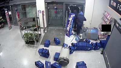 Aldi supermarket raid