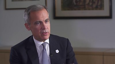 Bank of England governor Mark Carney