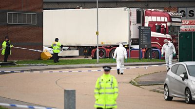 Essex lorry deaths: 'I've seen people running out of a lorry'