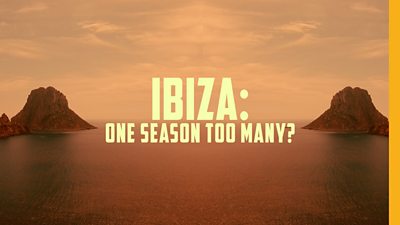 Ibiza Island with programme title