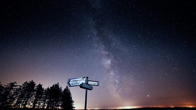 The view of the stars from the mountain road between Llanllwni and Rhydycymerau