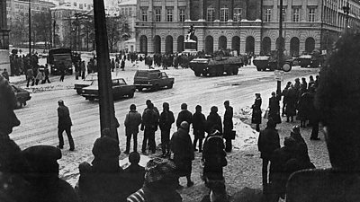 Martial Law declared in Poland, 13 December 1981.