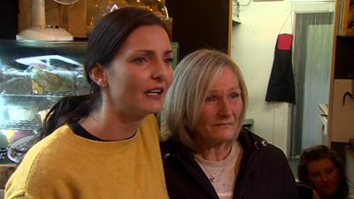 Leah and Wendy Stenning worked with the man at a nearby cafe