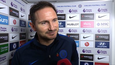 Head coach Frank Lampard says Chelsea 'deserved' the 2-0 win against Crystal Palace after picking it up in the second half.