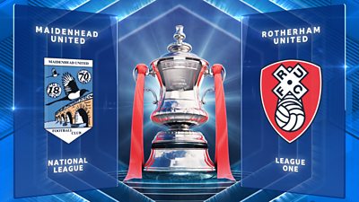 FA Cup: Maidenhead United 1-3 Rotherham United highlights