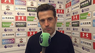 Everton manager Marco Silva says his side were the "best team on the pitch" for their "important' away win against Southampton.