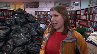 Jo Swinson in Stainforth