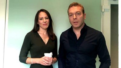 Sir Chris Hoy and Lady Sarra