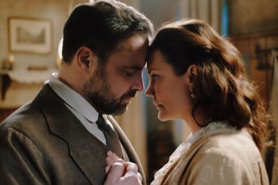 Inspector Oskar Rheinhardt (JUERGEN MAURER), Else Rheinhardt (KRISTINA BANGERT) (Image Credit: BBC/MR Film/Endor)