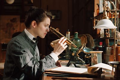 Amelia Lydgate (JESSICA DE GOUW)(Image Credit: BBC/MR Film/Endor)