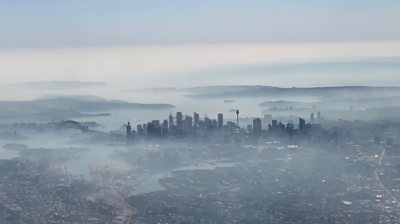 Sydney in smoke