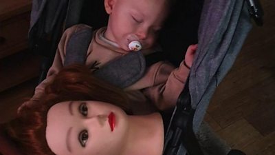 Sleepless nights drove a Sunderland mother to give her toddler a mannequin's head